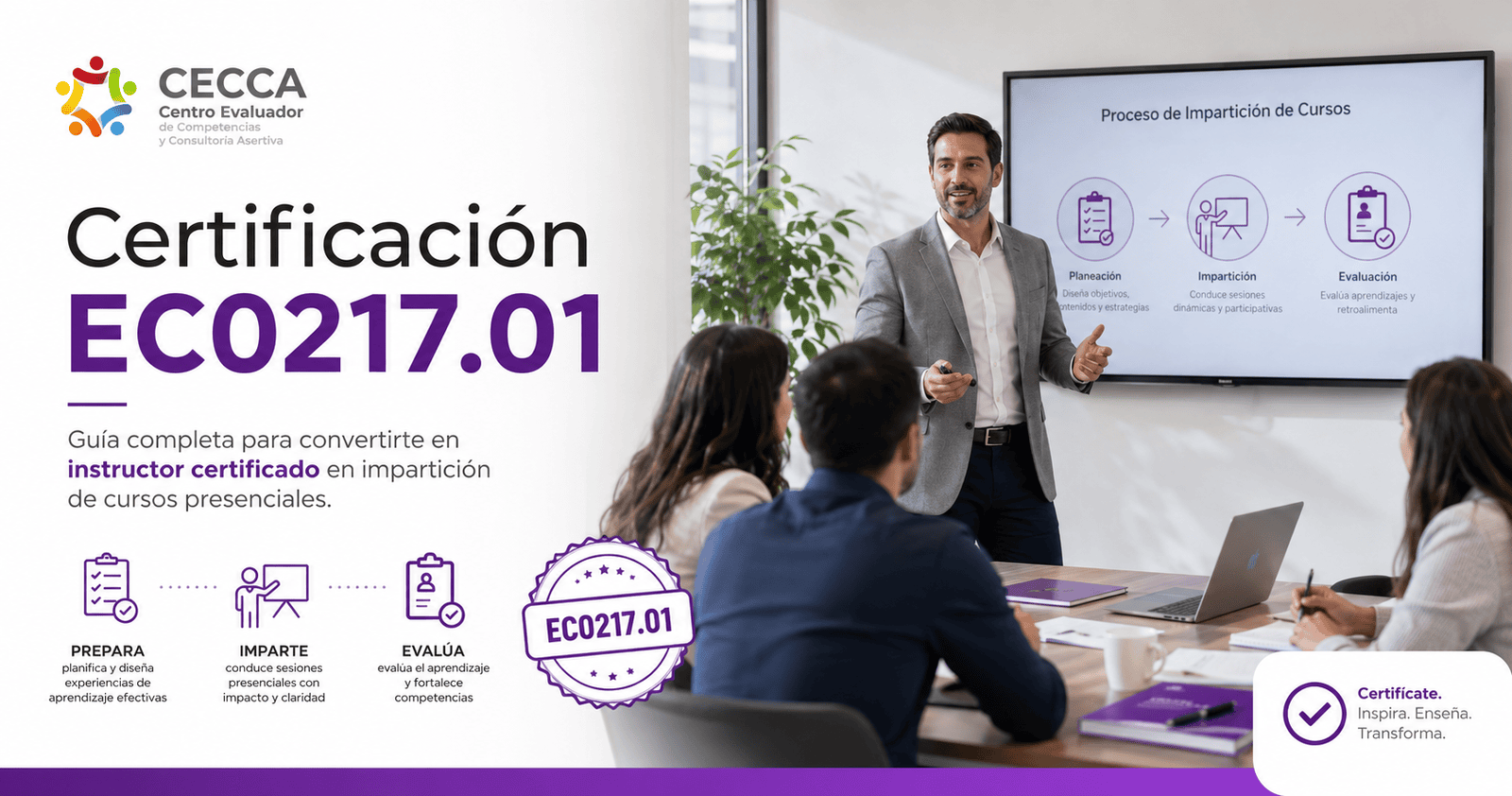 Certificación EC0217.01: Todo lo que necesitas saber para certificarte en impartición de cursos presenciales